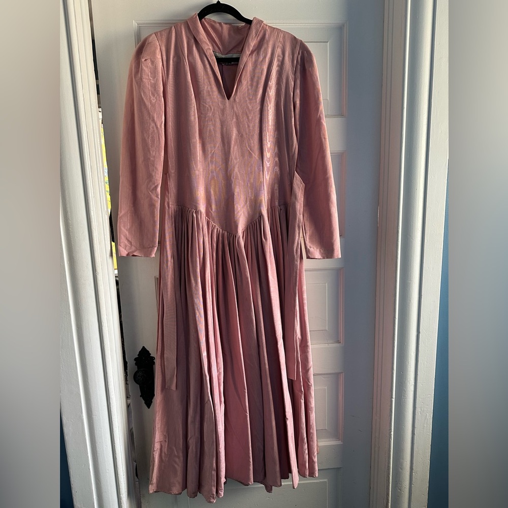 Norma Kamali Pink Long Sleeve Dress